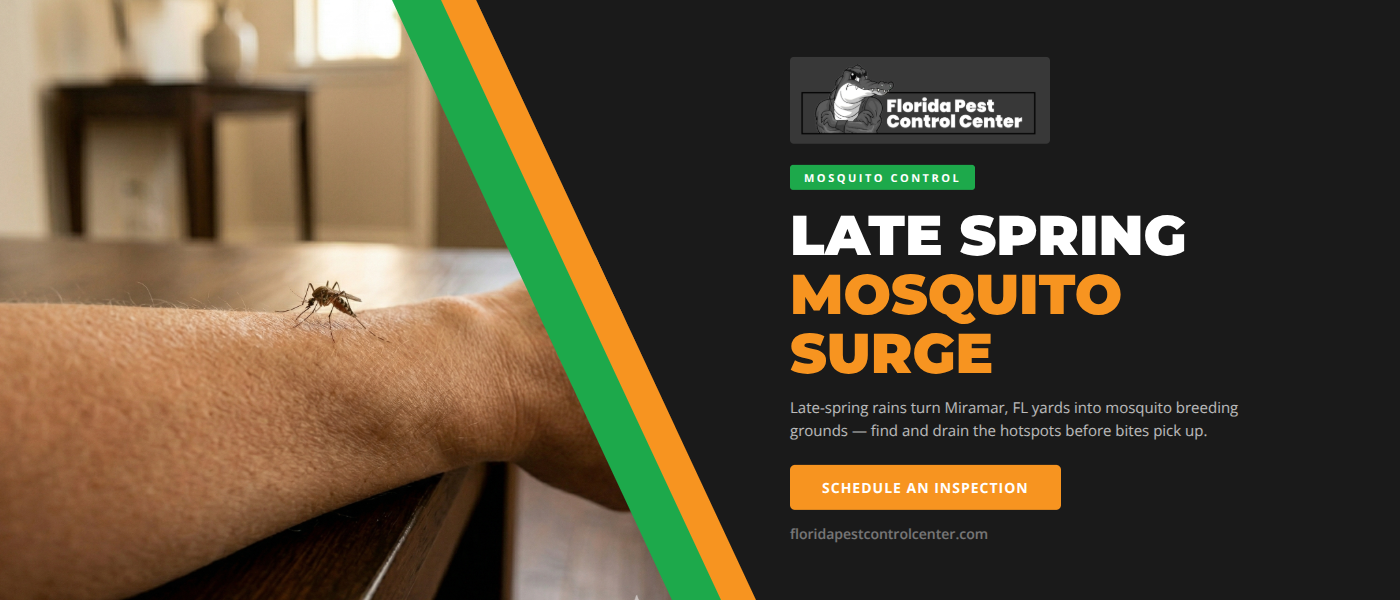 Mosquito Control in Miramar, FL: Standing Water Hotspots