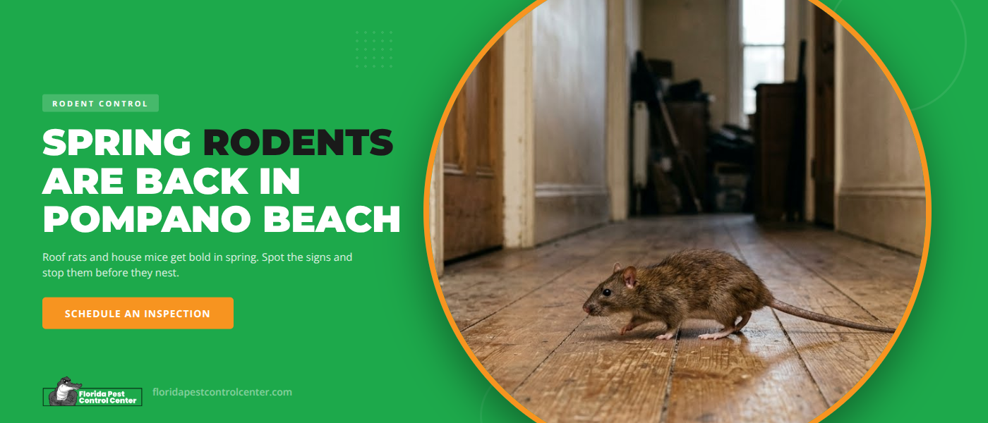 Professional rodent control service in Pompano Beach FL - Florida Pest Control Center